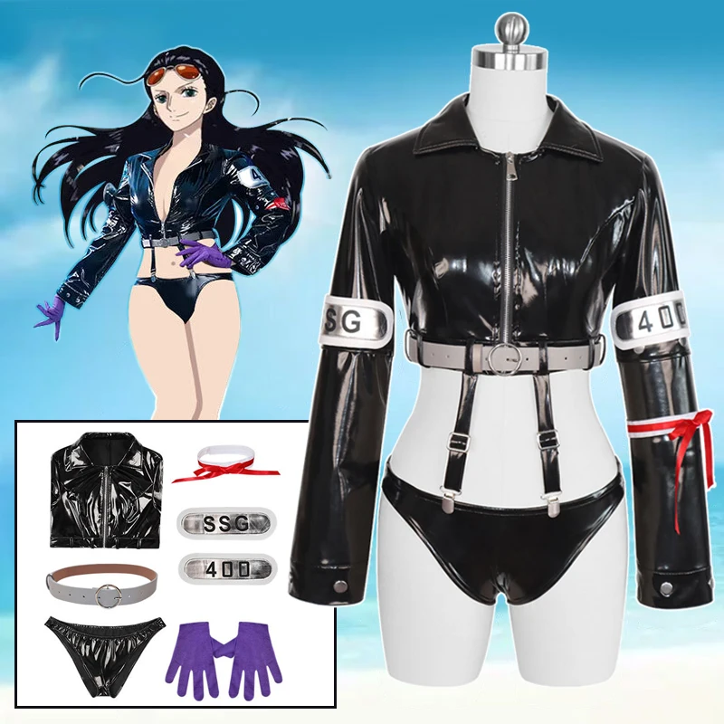 

Nico Robin Cosplay New Costumes One Anime Piece Uniform Halloween Carnival Party Dressing For Women