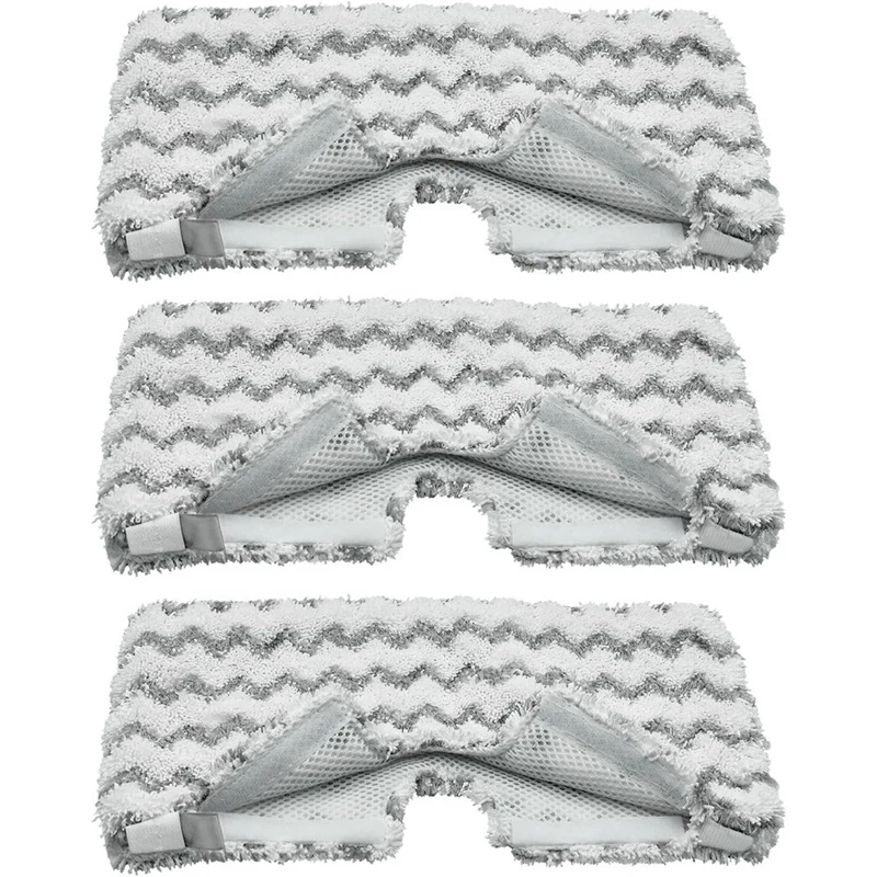 【Berserkk】وسادات بديلة لممسحة البخار لسلسلة Shark S3500 S3501 S3601 S3501S S3601C ممسحة جيب بخارية من الألياف الدقيقة