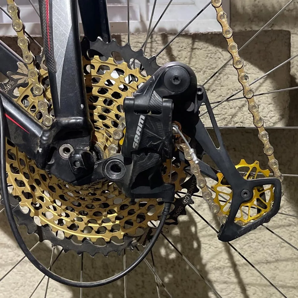 Polia do rolo do desviador traseiro de bicicleta, Jóquei de rolamento cerâmico, Guia de roda para peças de bicicleta Shimano Sram MTB, 12T, 14T,