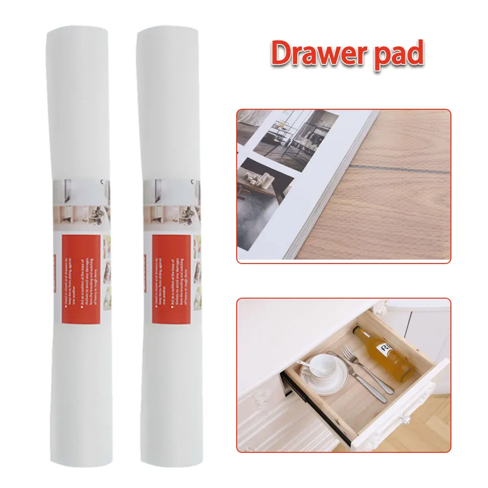 Shelf Liner Non-Slip Cupboard Cabinet Pad Transparent EVA Drawer Mat Fridge Roll Kitchen Bedroom Computer Desk Protection Mat