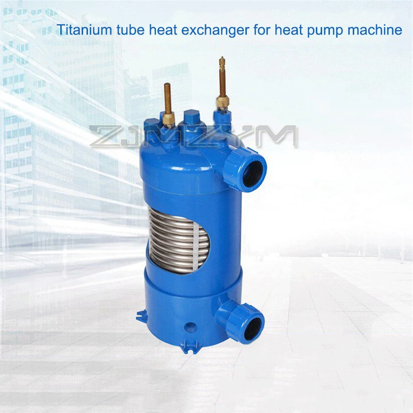 WN-R2PHA/WN-R3PHA Titanium Tube Heat Exchanger For Swimming Pool Heat Pump Aquarium Chiller Evaporator Refrigeration 7KW/10.5KW