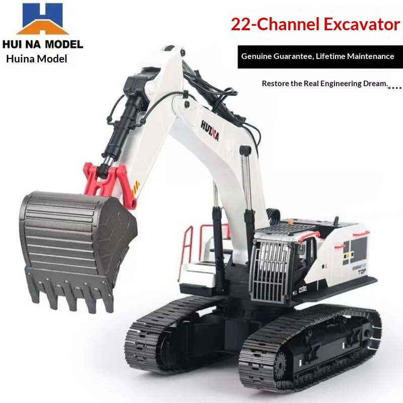 Huina 1 14 Alloy Remote Control Excavator Model Crawler Engineering Vehicle Hobby Collection Simulation Construction Toy