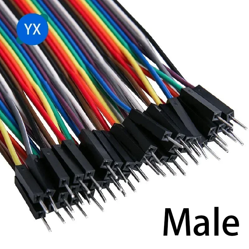 40-120PCS Jumper Wire DuPont Linea DuPont Cavo di Collegamento da maschio a maschio + femmina a femmina e maschio a femmina per Arduino KIT FAI DA TE