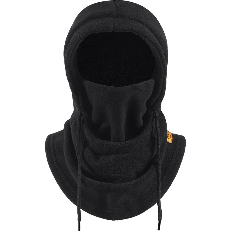 Winter Thermal Fleece Ski Mask Full Face Head Coverings Snowboard Hooded Scarfs Winter Sports Accessories Warm Cycling Headgear