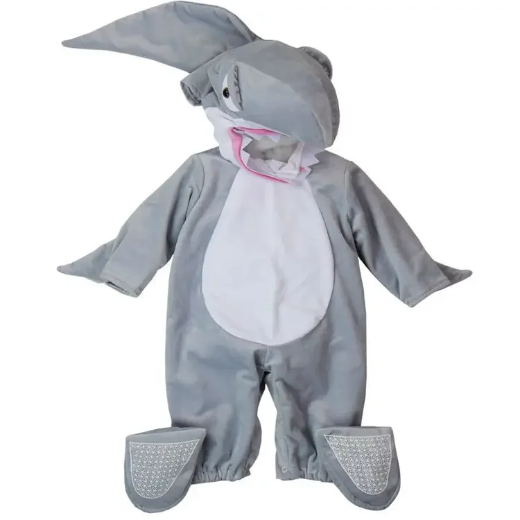 Baby Halloween Party Herbst Weihnachten Strampler Tiere Kleidung Kinder Cosplay Shark Kostüm Strampler Kinder Tier Kleidung