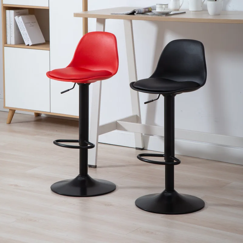 

Cafe Chair Modern Design Chairs Height Adjustable Antique Furniture High Stool For Kitchen Backrest Bar Tabouret Swivel Outdoor