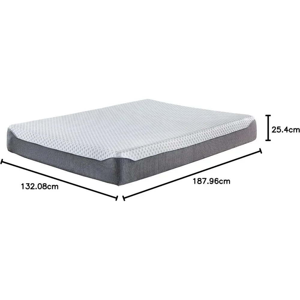 Soft mattress, 12 inch charcoal memory sponge mattress, using dual ventilation technology for ultimate breathability, mattress