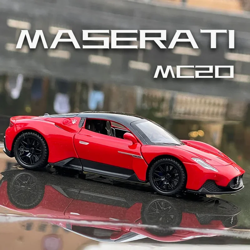 

1:32 Maserati MC20 Sports Car Model Alloy Diecasts Metal Toy Vehicles Car Model Sound and Light Simulation Kids Toys Gift A403