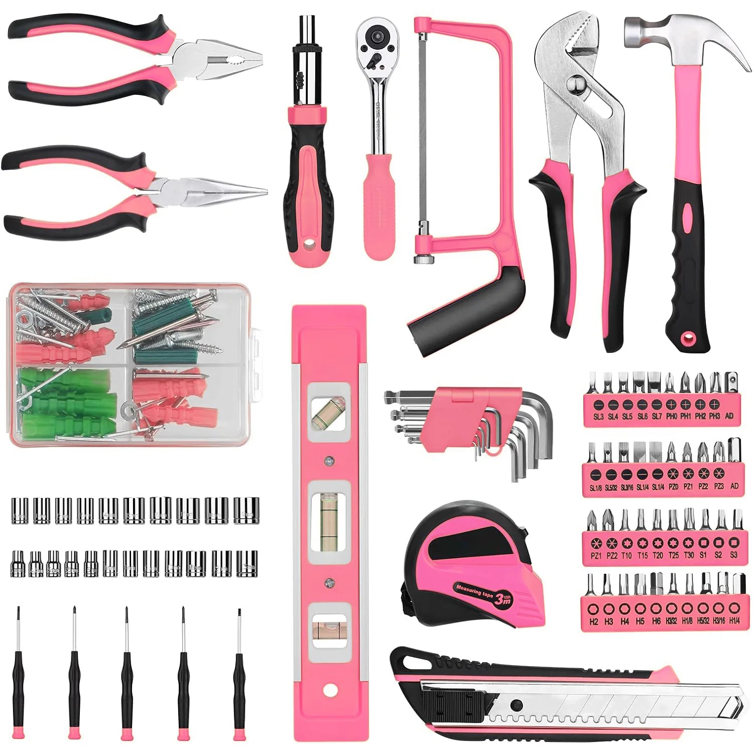 مجموعة مفاتيح ربط بسقاطة شاملة مكونة من 228 قطعة أدوات يدوية للميكانيكا مع دعم ODM OEM