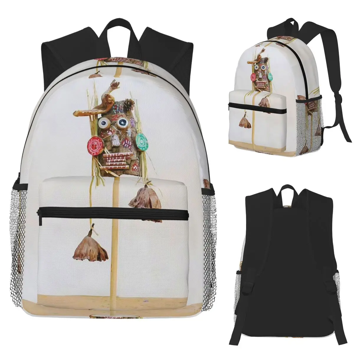 

Mask Student Backpack School Bag Hiking Travel Daypack for Men Women Fashion Bookbag Shoulder Bags