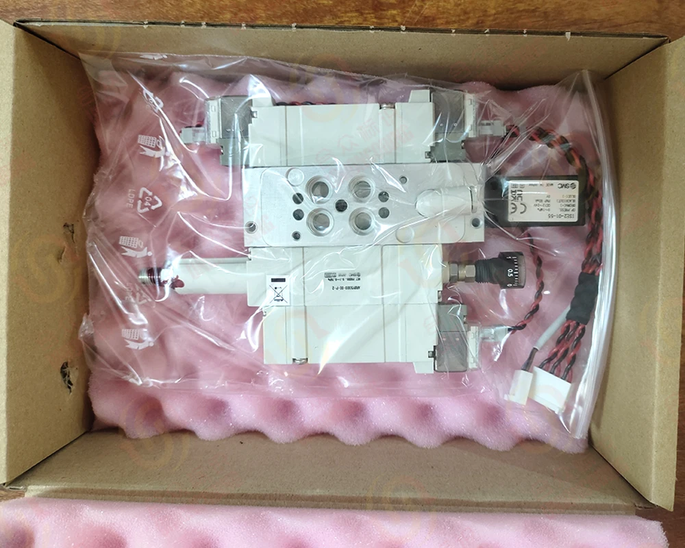 NEW SMC MARKEM IMAJE ENM338169 / QEP0014-A-99 PNEUMATIC VALVE MODULE