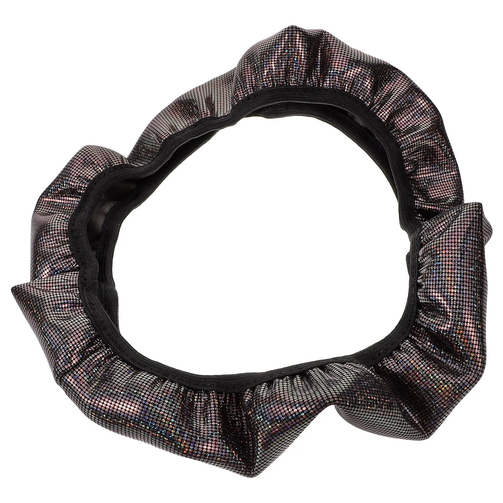 

Steering Wheel Glitter Non Slip Elastic Universal Steering Wheel Cover For Cars Car Truck Decorative Anti Skid