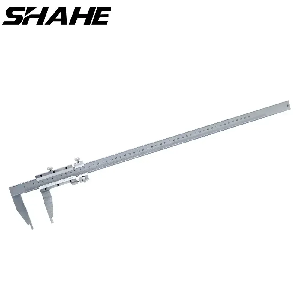 SHAHE 0.02mm Vernier Caliper Gauge 500/600 mm Stainless Steel Caliper Precision Measuring Tools Gauge