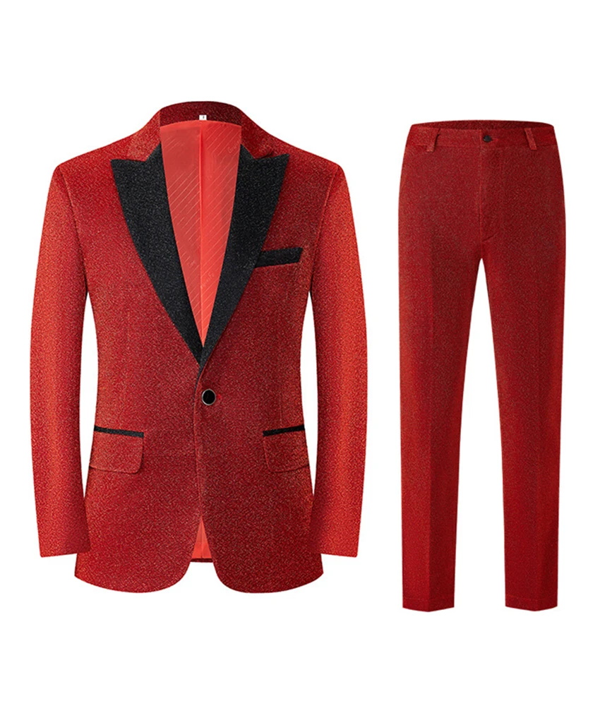 

Casual sequin men's suit performance outfit, men's wedding suit tuxedo Graceful prom dresses Special Occasion Gowns Prom Gowns