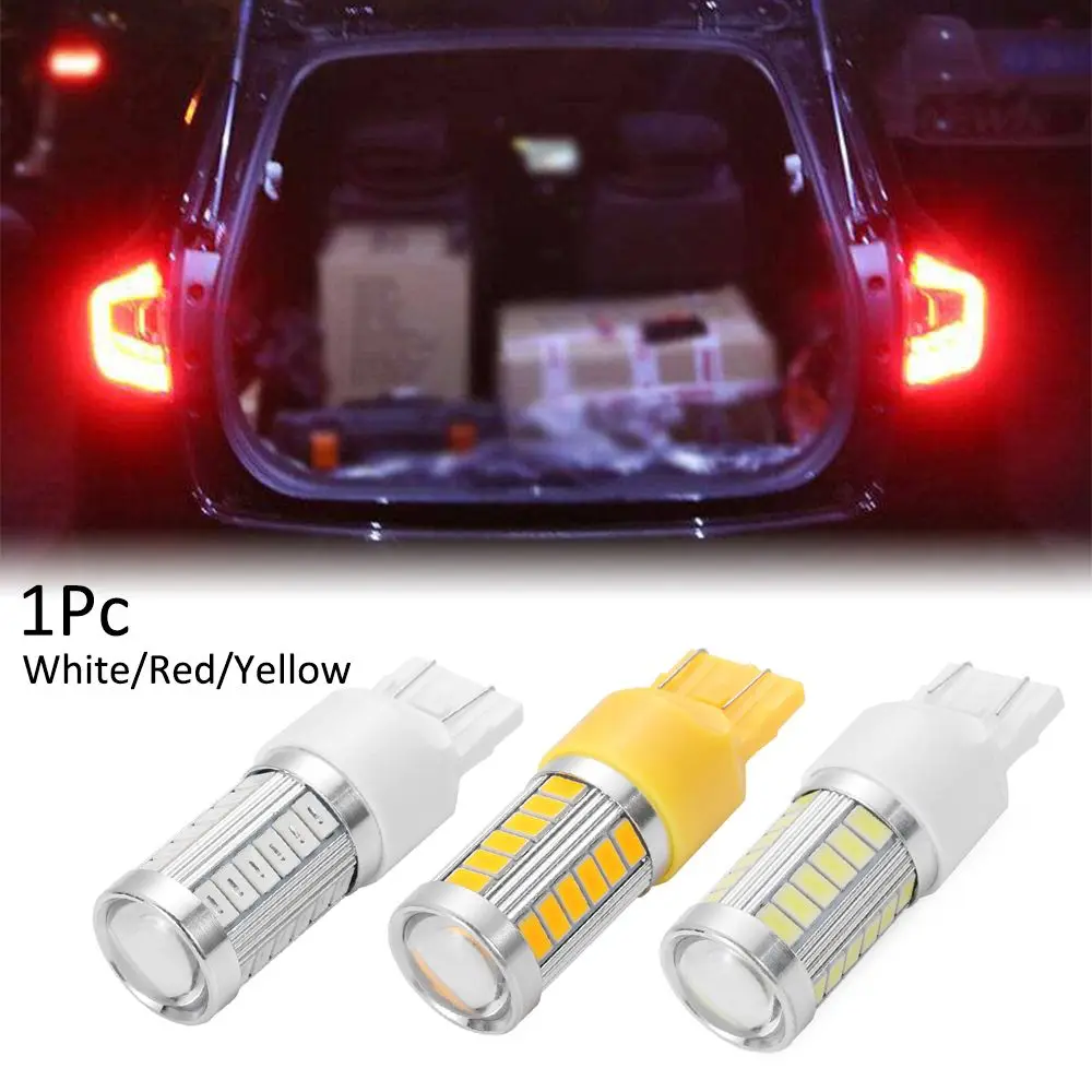 New Fog Lamps  Turn Signal 33SMD Car Backup Reverse Light T20 W21/5W 7443 LED Bulbs