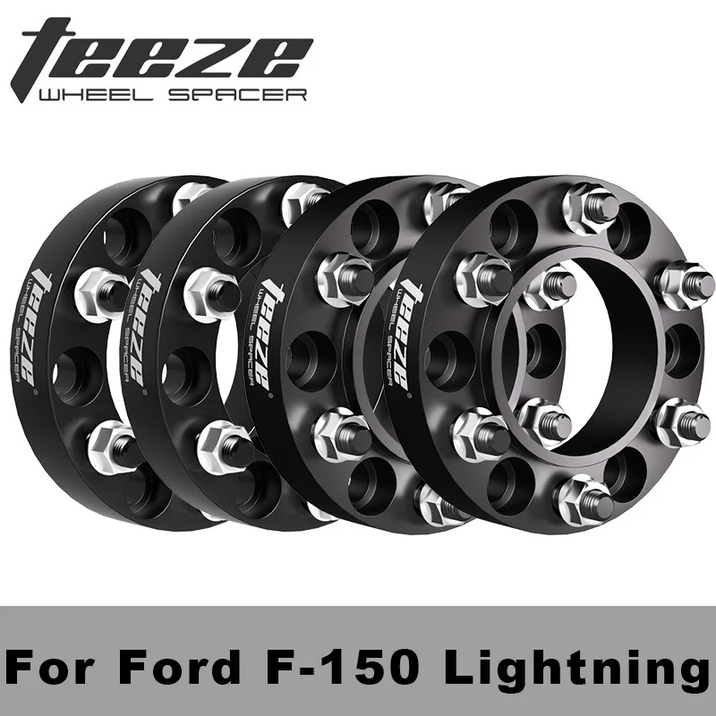 

2/4Pcs 6X135 87.1 M14X1.5 For Ford F-150 Lightning Flange Plate T6-7075 Wheel Spacers Aluminum Alloy Hub widened Adapter