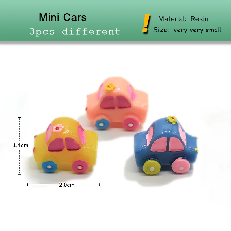 Mini Bucket Car Miniature Figurine Fish Sand Garden Home Decoration Building Dollhouse DIY Accessories Micro Landscape Model