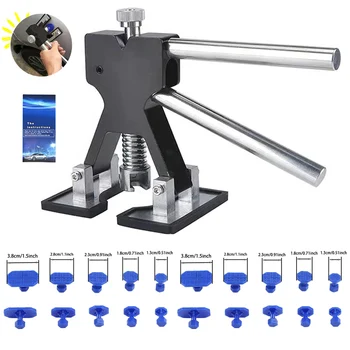 سيارة بدون طلاء إزالة دنت مجتذب الجسم دنت طقم تصليح الخدوش مزيل شفط كأس يتواصل أداة إصلاح لسيارة حائل الضرر التجاعيد