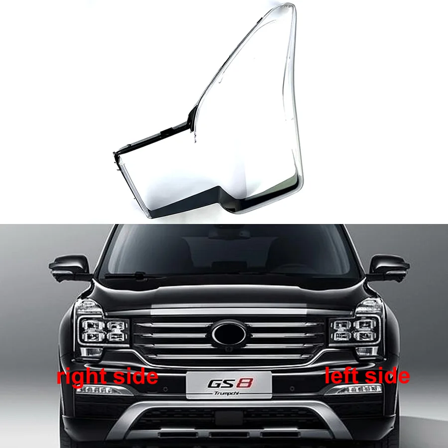 

For Trumpchi GS8 GS7 2017-2021 Front Headlight Cover Shade Headlamp Shell Lampshade Plexiglass Replace Original Lampshade