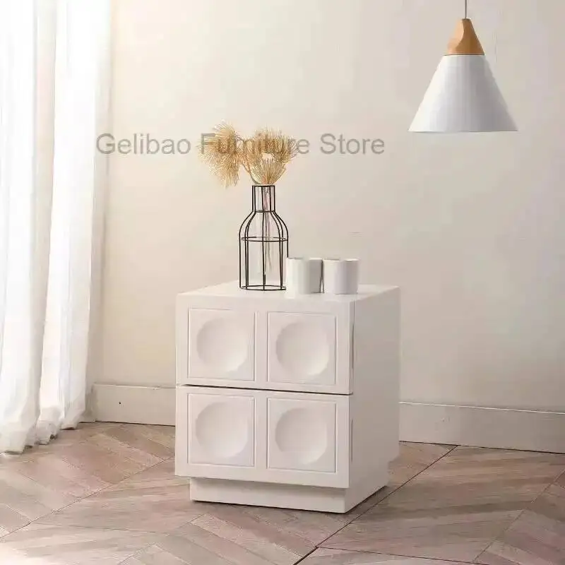 

Nordic Modern Simple Drawers Trendy Bedside Storage Bedside Table Luxury Italian Muebles De Dormitorio Bedroom Furniture