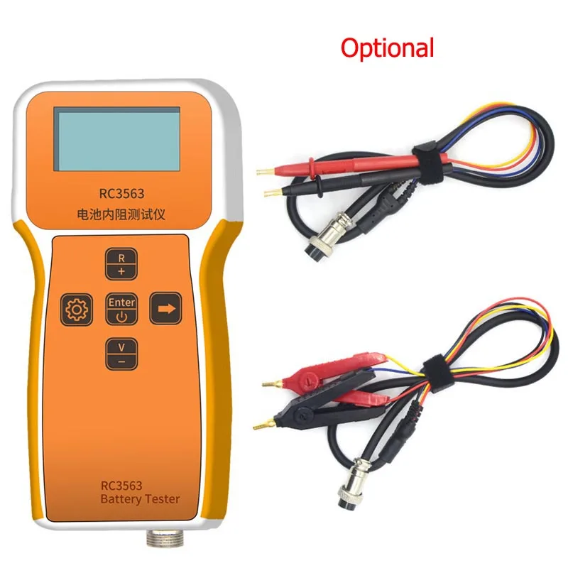 Tester napięcia i rezystancji wewnętrznej baterii RC3563 18650, precyzyjny tester baterii litowo-żelazowo-fosforanowych (LiFePO4) i litowo-jonowych (Li-ion)