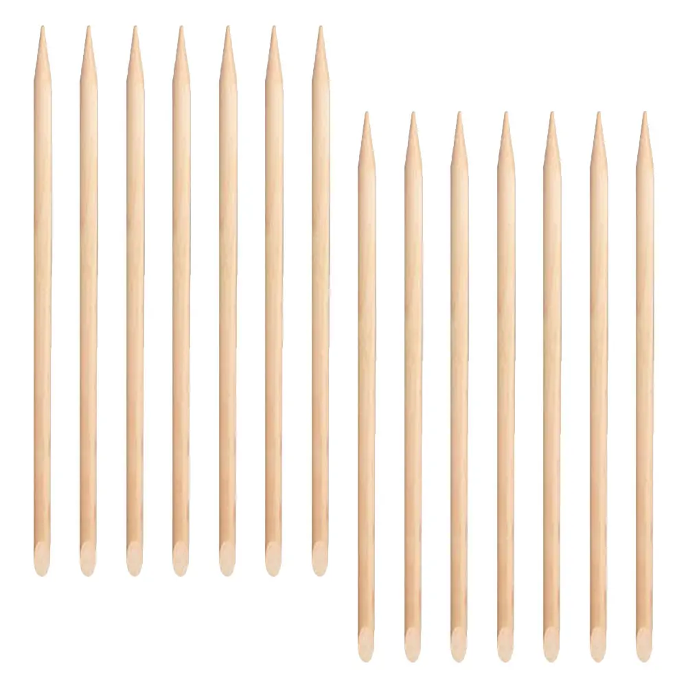 100 Stücke Holz Nagel Sticks Nagelhautschieber Entferner Maniküre Pediküre Nagelreinigung Nagellack Stick Liefert Holzstab