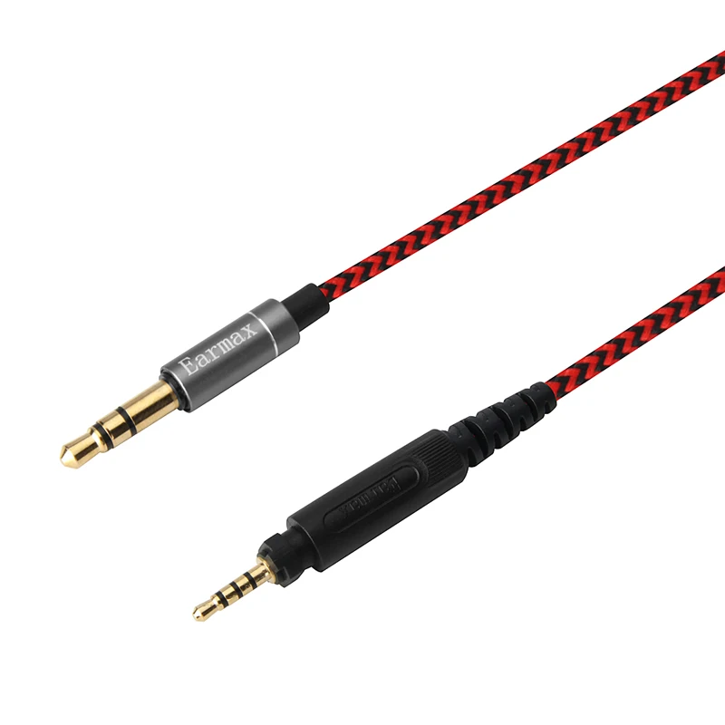 For SRH840 SHP8900 SHP9000 SHP895 SRH940 SRH750 SRH740 SRH440 SRH750DJ Earphone Replaceable 3.5mm to 2.5mm Nylon Braided Cable