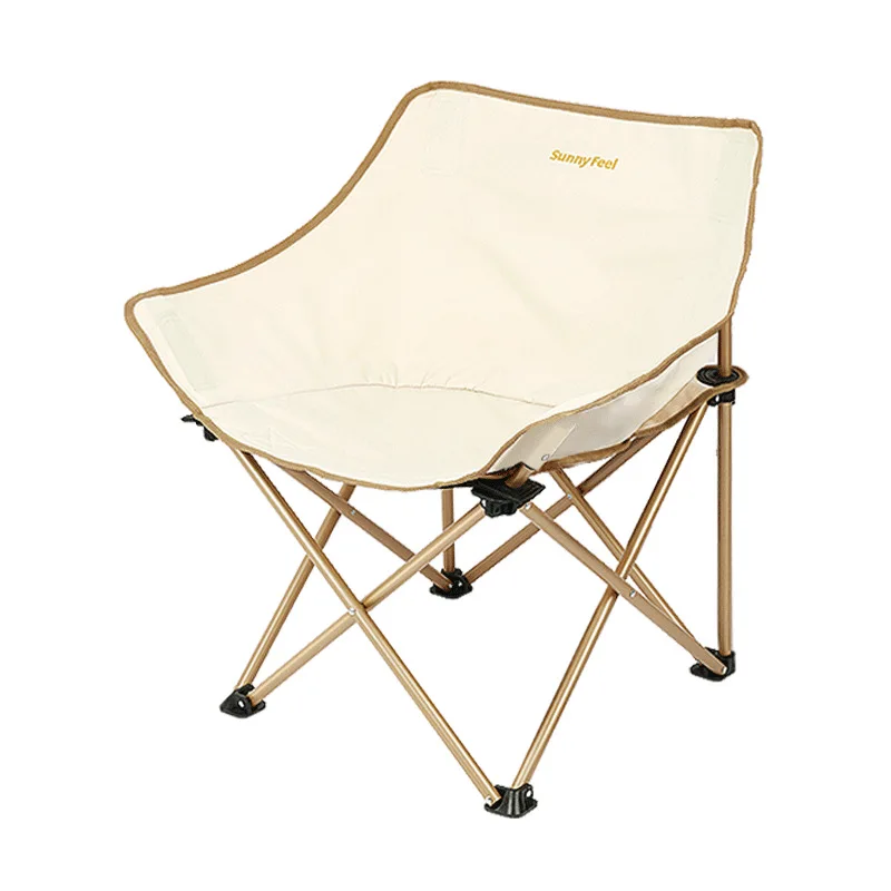 SunnyFeel Mountain Casual Outdoor Camping Moon Chair Leisure Chair Portable Lightweight Folding Chair