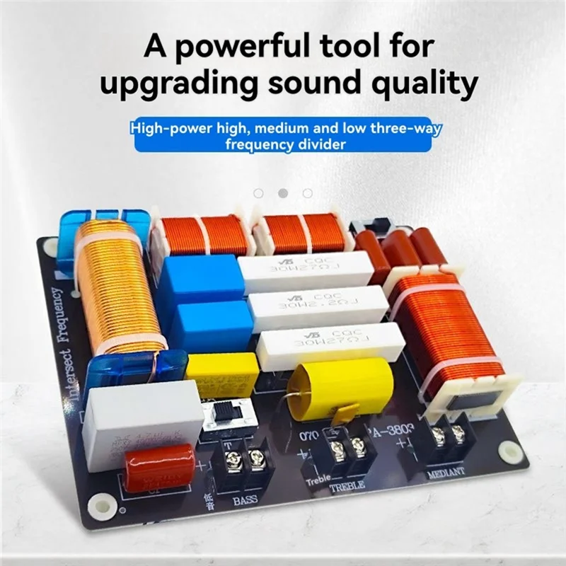 A99E-3 Way 800W High Power Multi Speaker High Medium Low 3 Way Frequency Converter Adjustable Frequency Divider