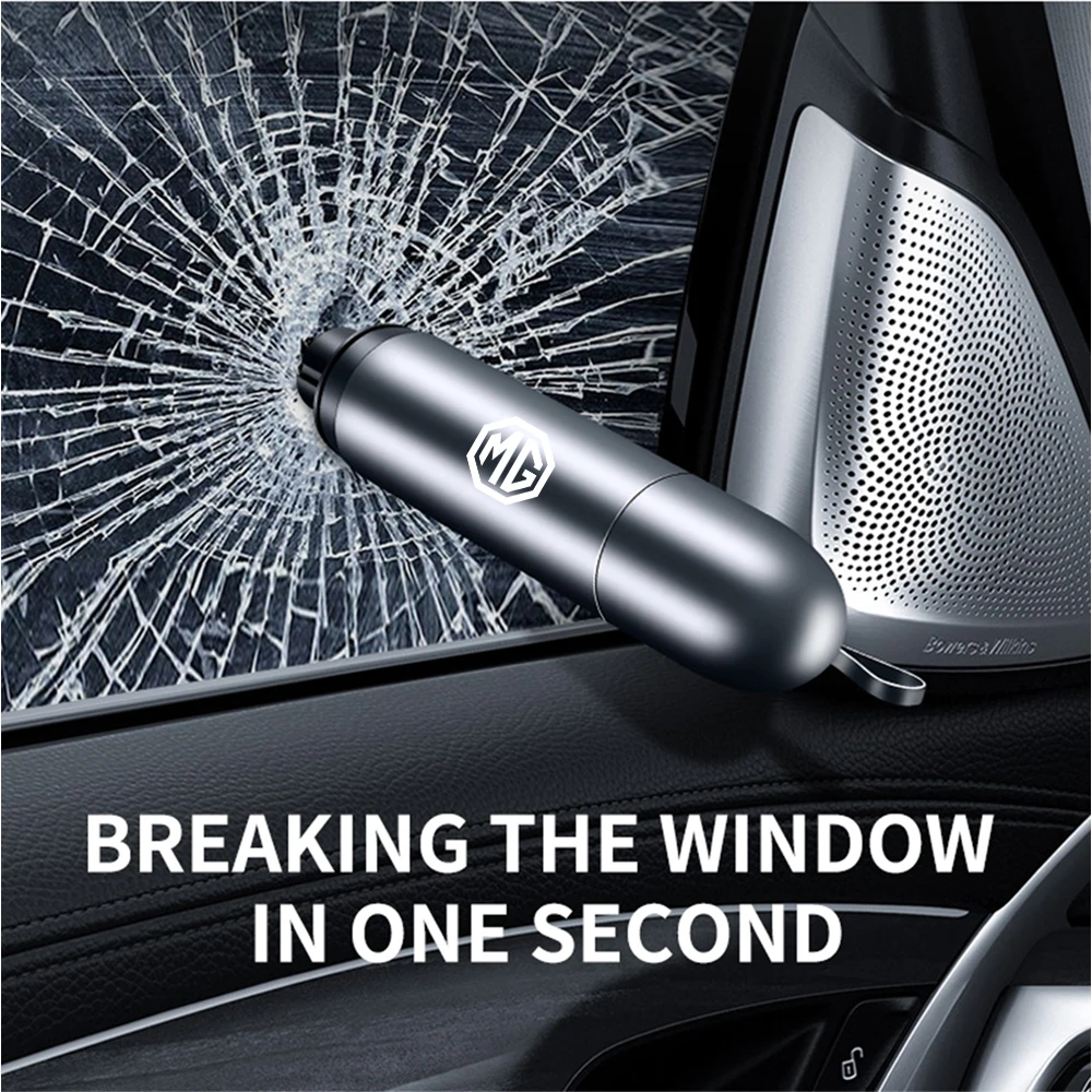 

Автомобильный аварийный выключатель окон, резак для ремней безопасности, аварийный инструмент для побега для гаражей Morris MG3 MG5 MG6 MG7 ZS GT EZS Phev