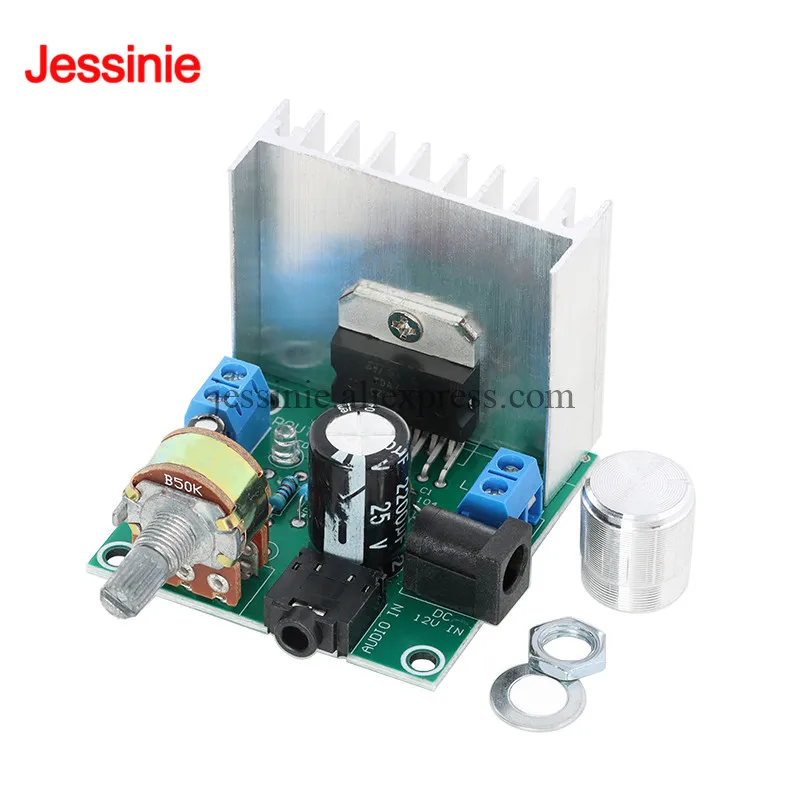 TDA7297 Power Amplifier Board Dual Channel A Stereo Digital Audio Amplifier Module Noise Free DC 12V