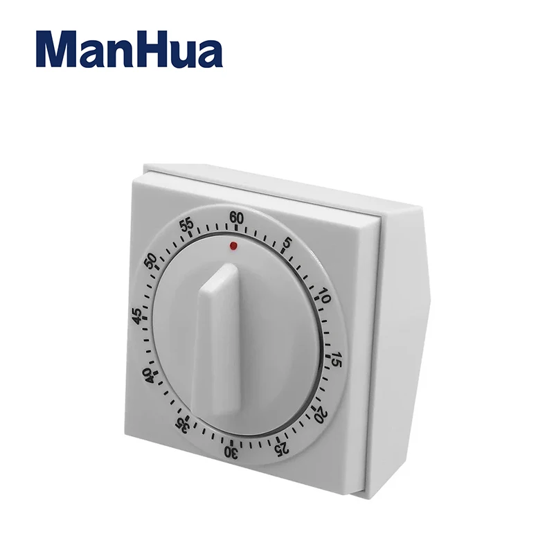 ManHua T-204  Kitchen Timer Mini Analogue Mechanical Kitchen 60 Minutes Mechanical Timer Countdown Timer Mechanical
