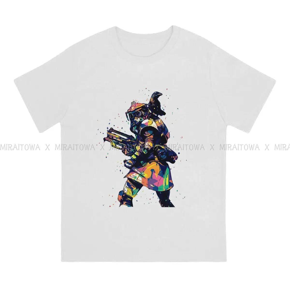 Bloodhound Pop Art  O Neck TShirt Apex legends Star Warrior Game Pure Cotton Classic T Shirt Men Tops New Design Hot Sale