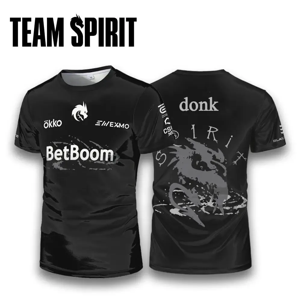 تي شيرت Team Spirit PRO الجديد لصيف 2025 25-26 CS2 Esports Club ثلاثي الأبعاد مطبوع تي شيرت عصري وغير رسمي #4