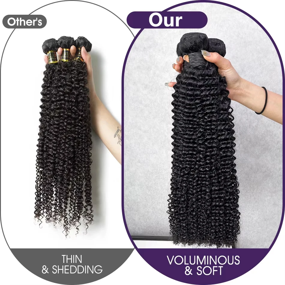 30 بوصة غريب مجعد الشعر البشري حزم ريمي موجة عميقة غير المجهزة حزمة 15A شعر بشري لعذراء موجة المياه ملحقات لحمة مزدوجة