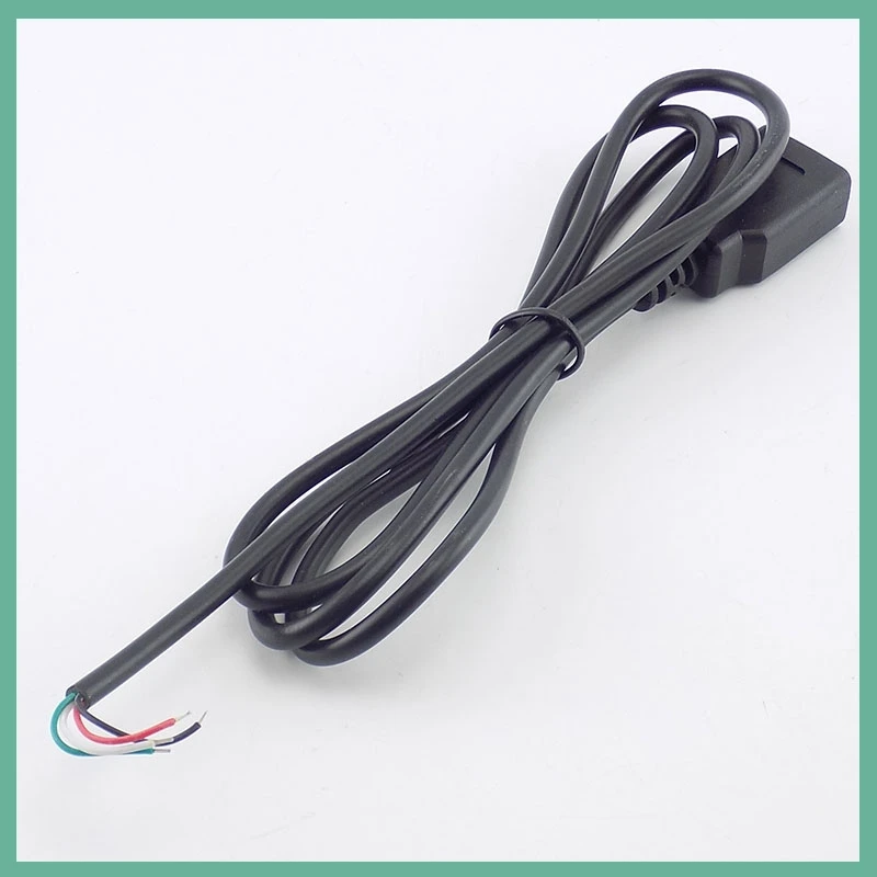 0.3/1/2M Micro USB Female Single Head 4 Pin Wire Data long extension Cable Cord Power Supply Adapter Charge for PC Connector E3