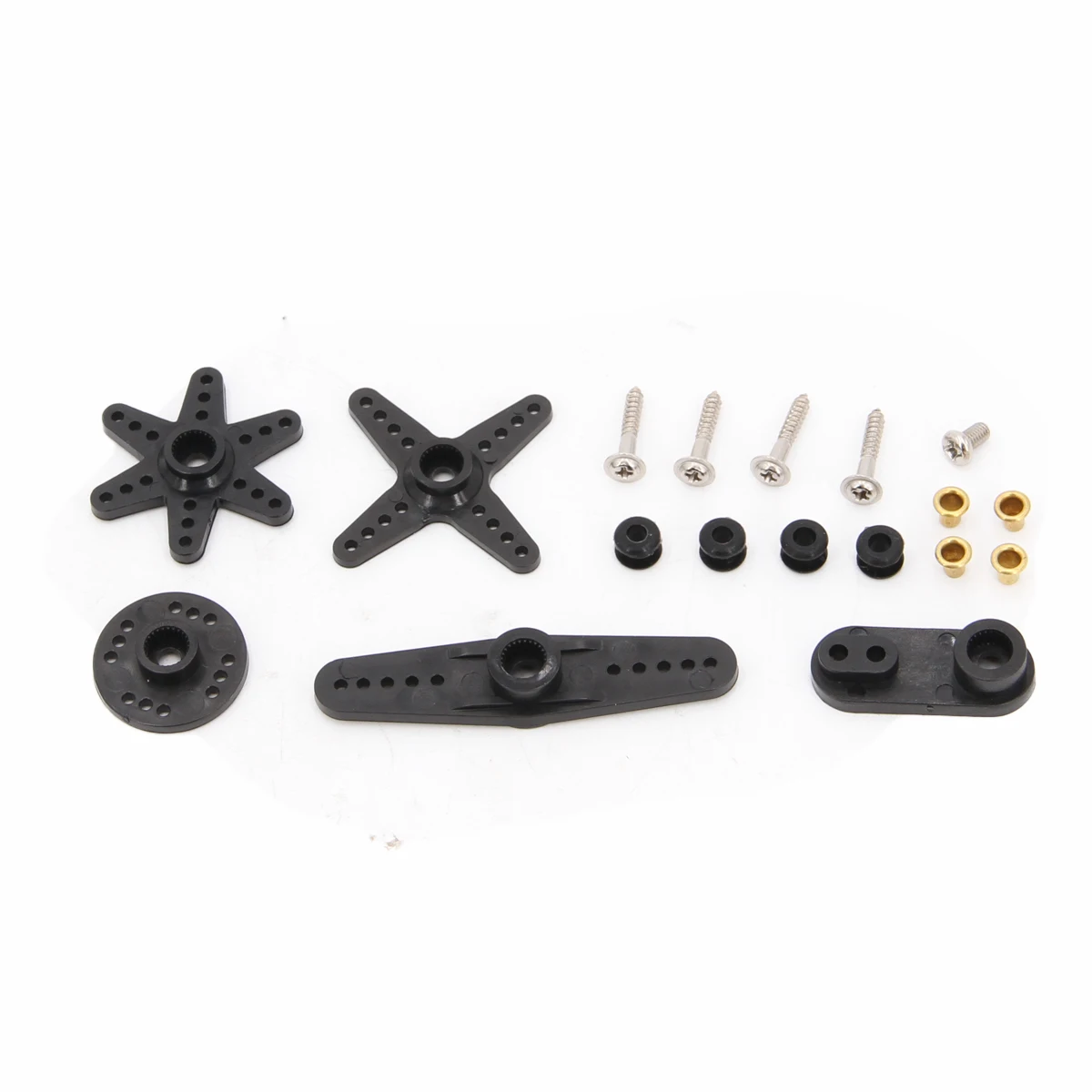 5PCS DSpower 25T/28T RC Servo Arm Double Head Round Type Steering Gear Accessories Set for RC Car Drone Plane Parts Emax