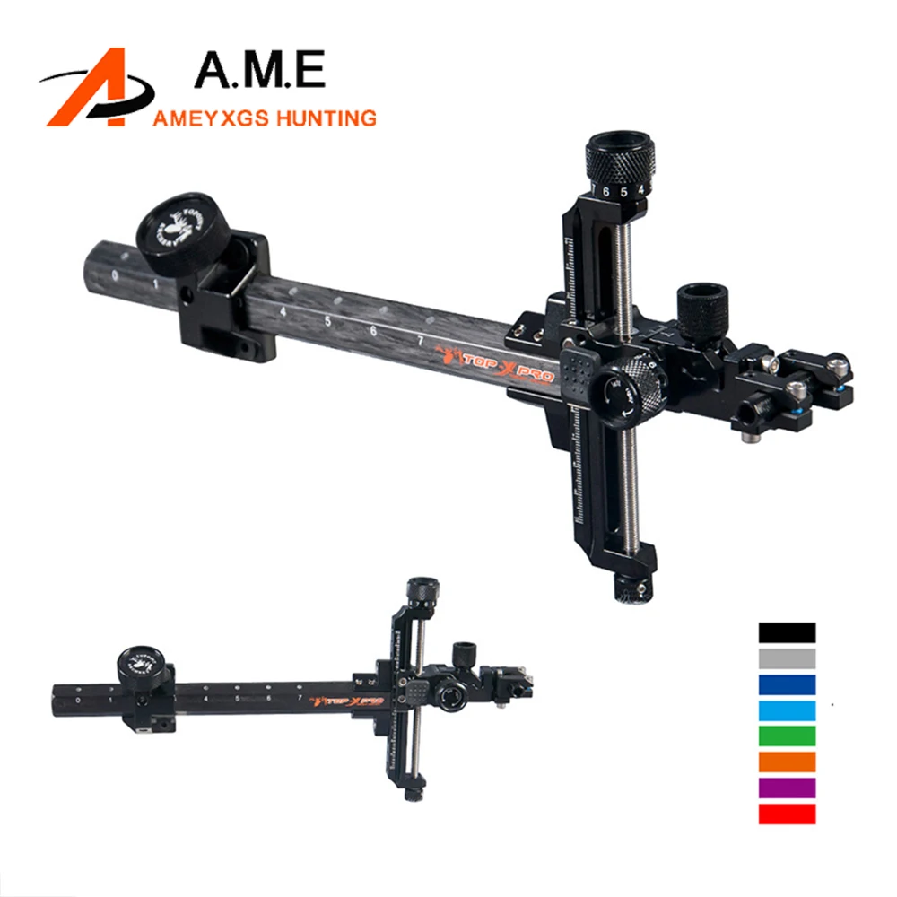 

Compound Bow Sight TP8810 Archery Carbon Fiber Bracket Fast Adjustable Left/Right Hand Bow Hunting Shooting Competitive Sight