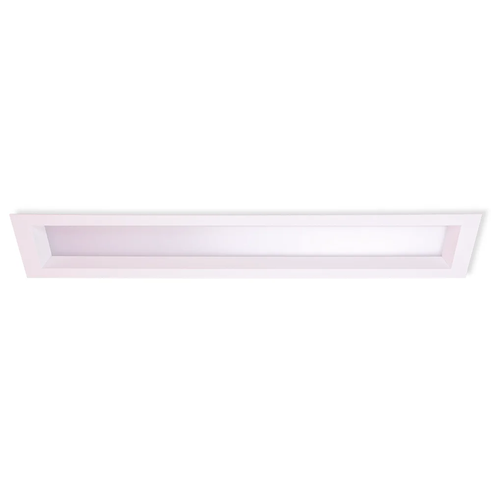 Luminaire Embed Ibiza Rectangular Recessed Aluminum and Acrylic 1xT8 125CM - D & D Lighting EM-529
