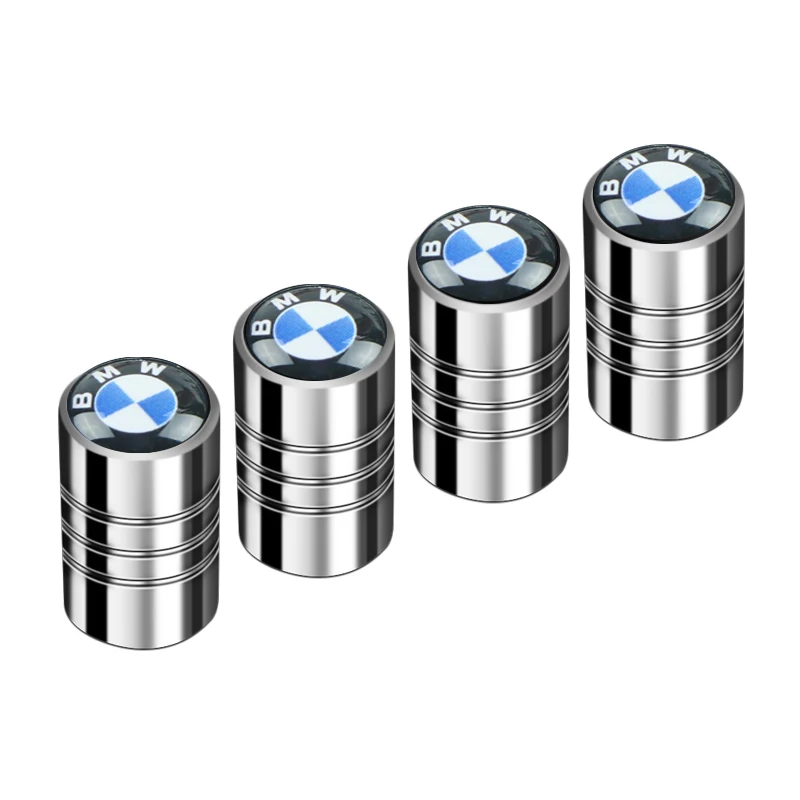 4pcs Car Tire Valve Metal Aluminum Alloy Valve Cap for BMW X3 X5 X6 E90 E70 F30 Auto Accessories