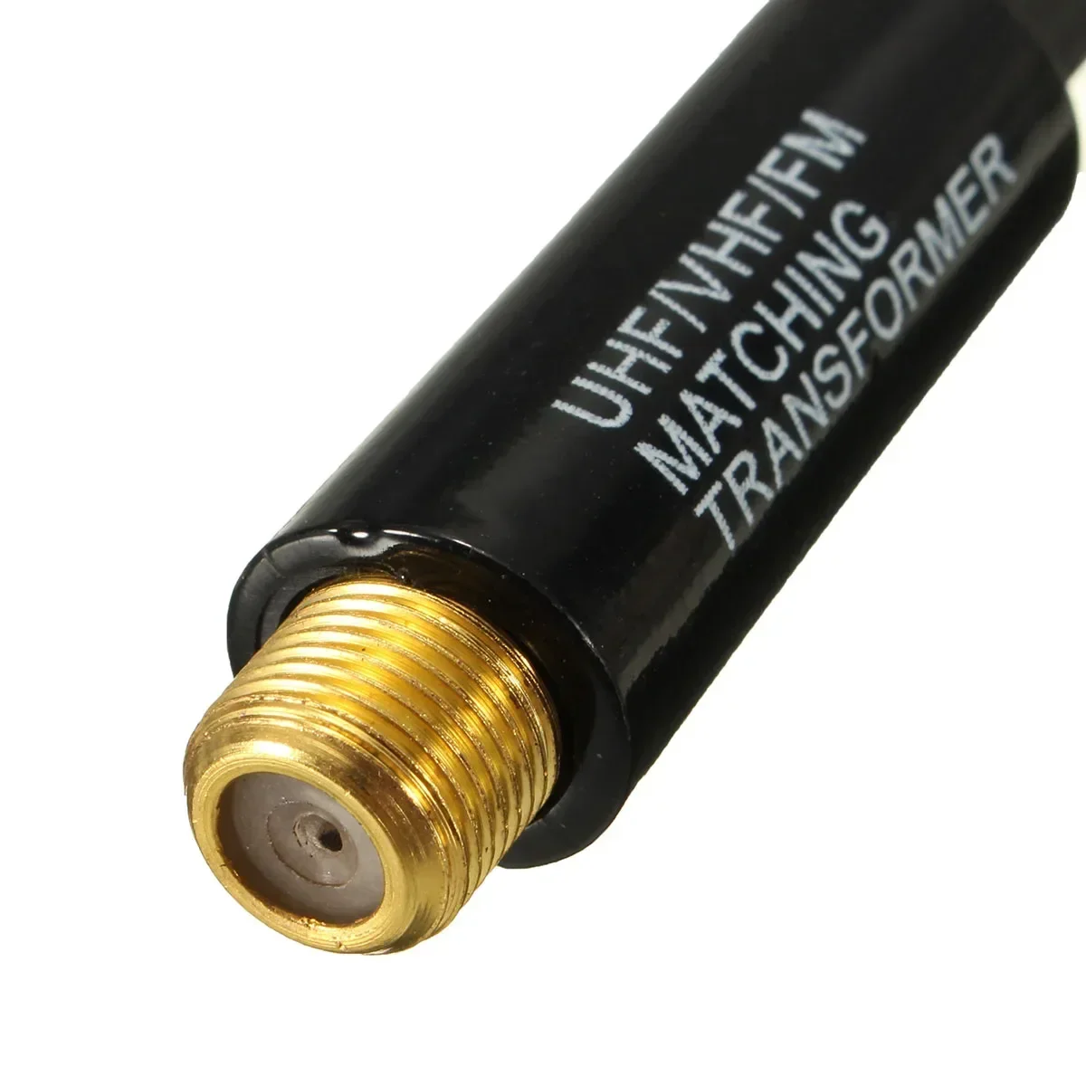 2Pcs Adapter Matching UHF VHF FM 75-300 Ohm TV Antenna Transformer Coaxial Cable Television Coaxial Cables