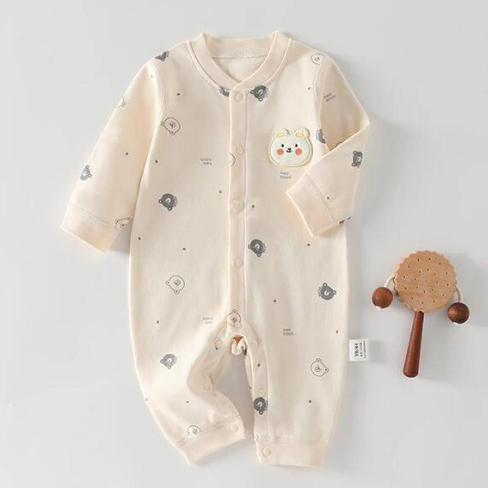 Unisex Baby Clothes Newborn Baby Girl Romper Long Sleeve 100% Cotton Spring Autumn Baby Jumpsuit For Boy