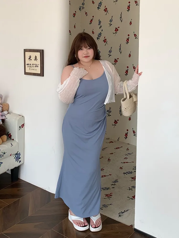 

Sexy Fi Tail Dr Summer New Sle Pleated Waist Cinching Long Dr Strapl Gown Polyester Fiber Spandex Elastic Fiber