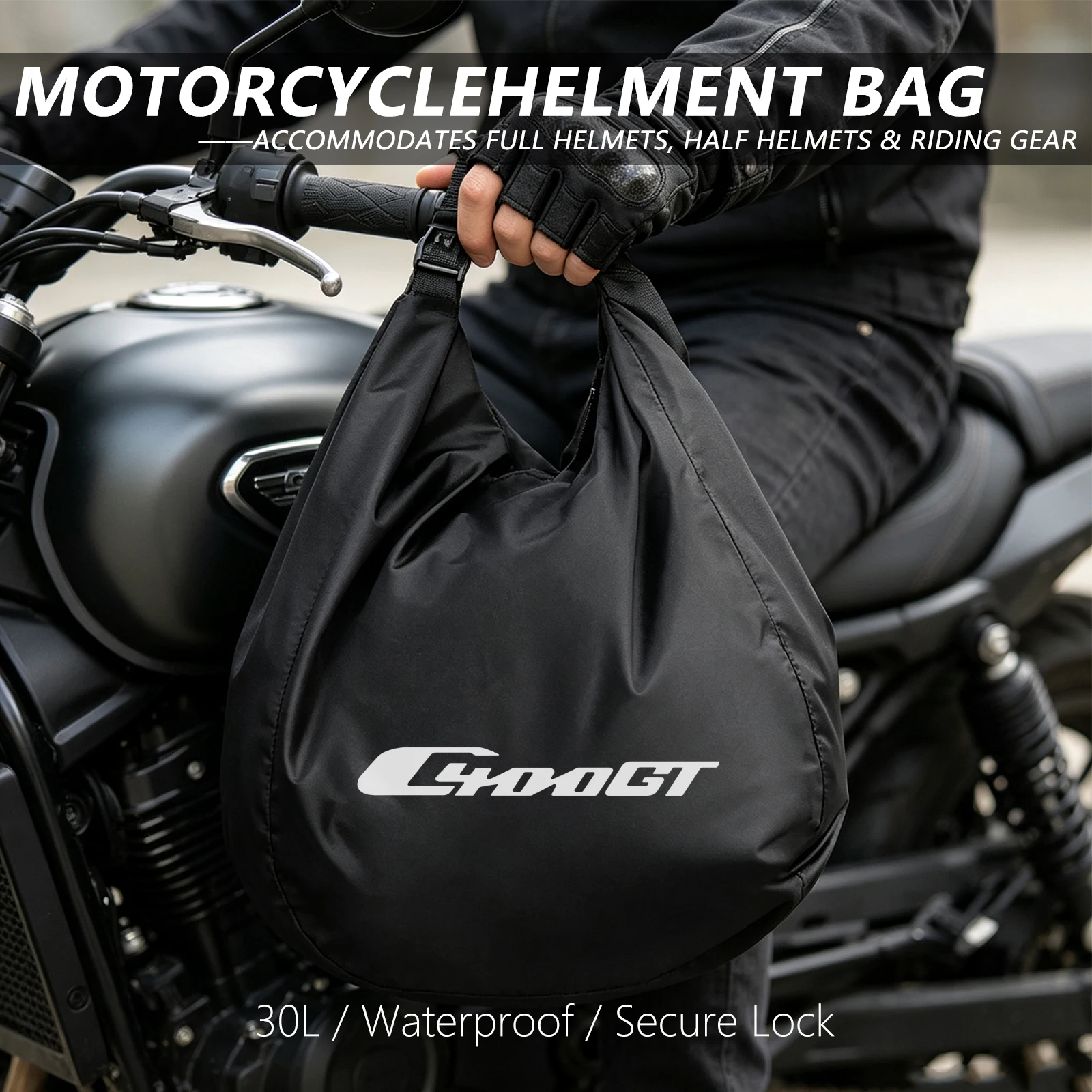 Motorcycle Gear Travel Bag - حقيبة خوذة لدراجة BMW C400GT /