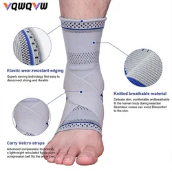 1Pcs Ankle Brace Sports Support for Ankle Sleeve Achilles Tendon Support and Plantar Fasciitis, Relieve Swelling Joint Pain