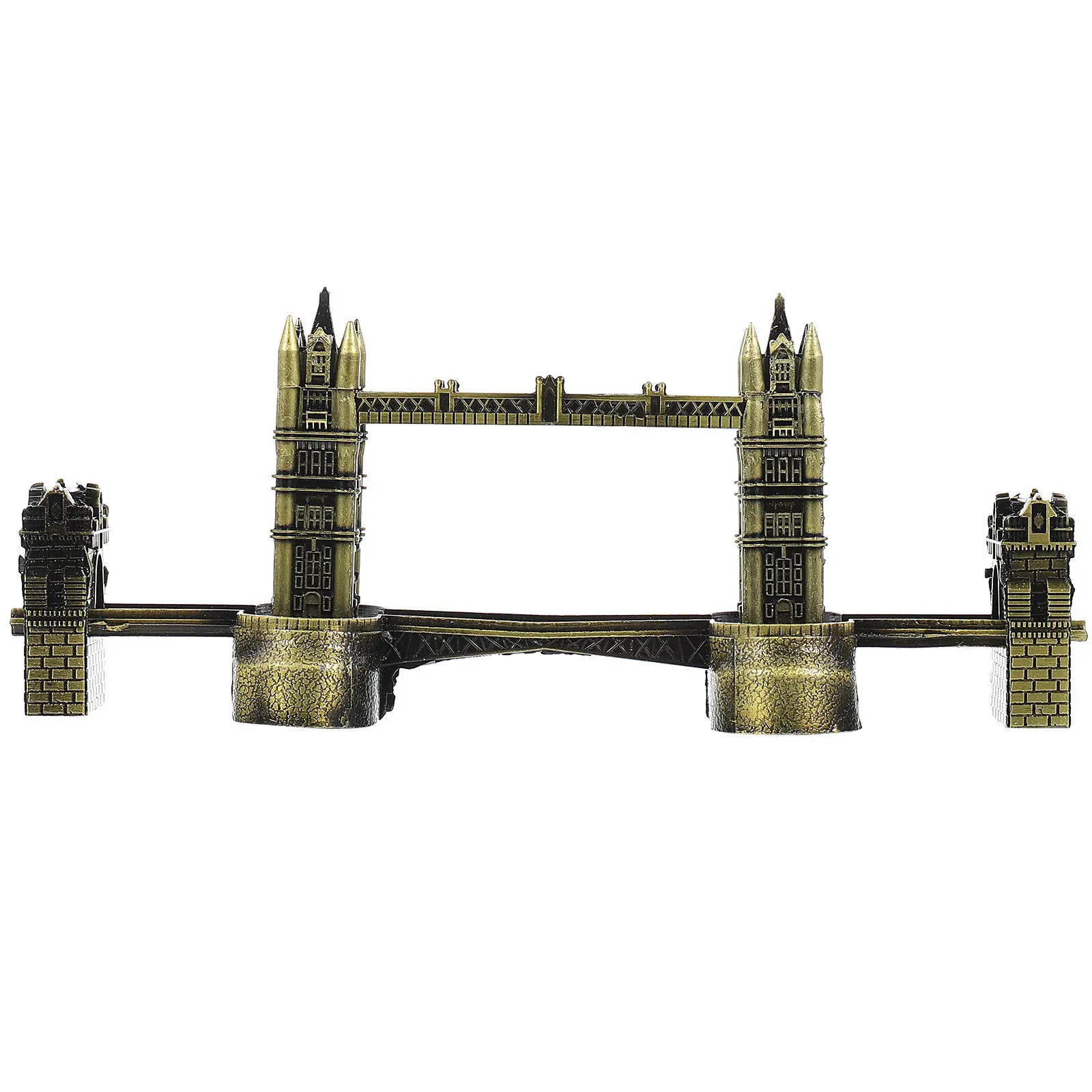 London Bridge Alloy Decorative Architectural Statue Desktop Ornament Home Decor Teaching Prop Gift