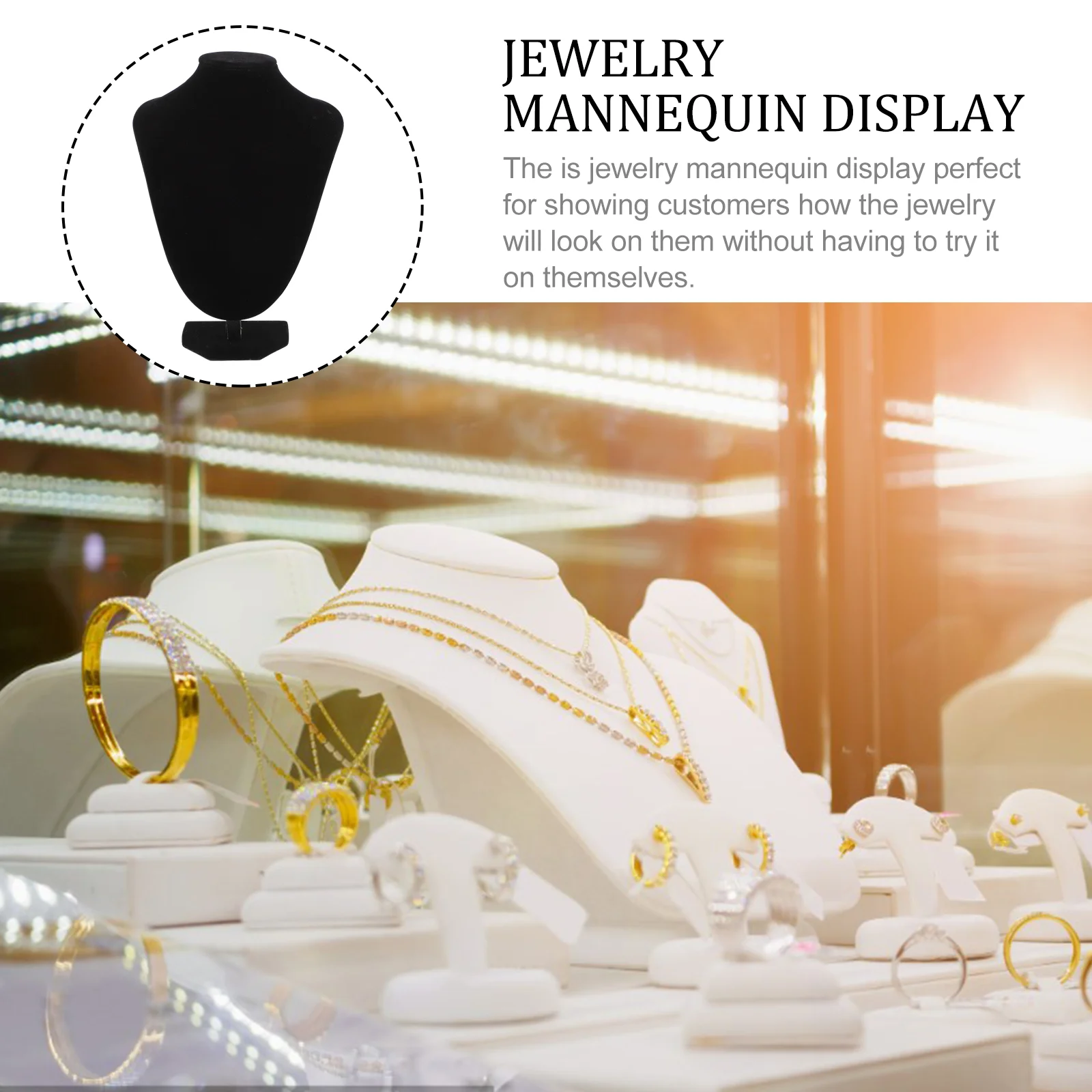 Sieradenbakje Ketting Displaystandaard Armband Showcase Rack Borstomtrek Damesleveranciers