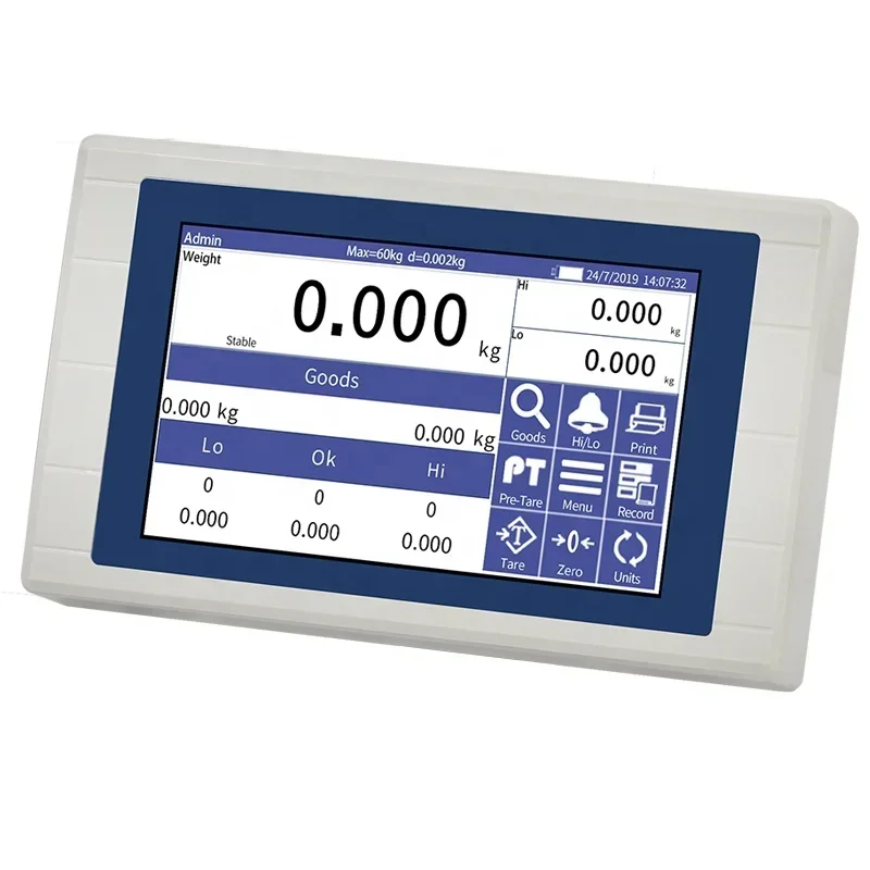 2025Full Touch Screen Display Digital Intelligent Weighing indicator for Platform/Floor Scales