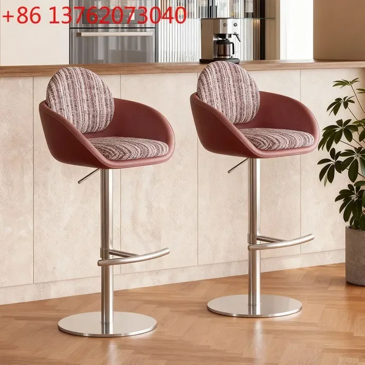 

Medieval high chair Island chair Designer retro rotating lifting bar chair