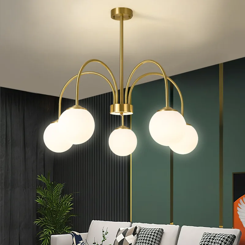 

French Style Led Chandelier Modern Lamps for Living Room Nordic Restaurant Decor Ceiling Light Modern E27 Dinning Table Lights